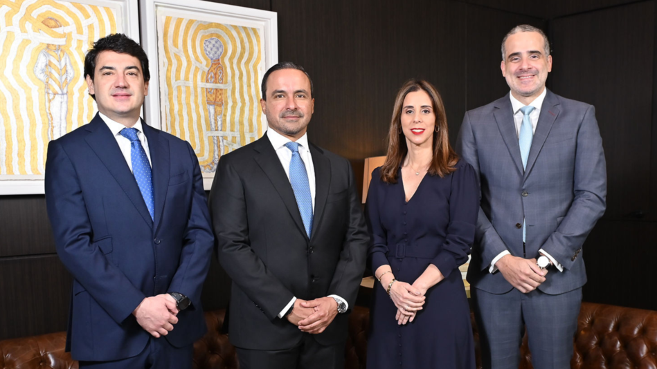 Santiago Navio, Javier Tejada, Marta Betances y Oscar-Saladin