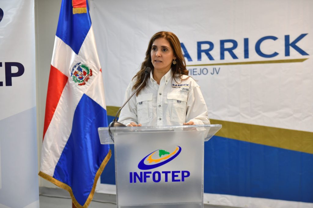 Juana Barceló, presidenta de Barrick Pueblo Viejo