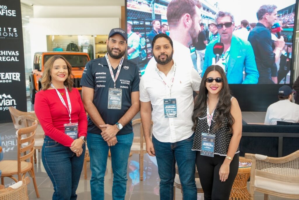 Mercilina Reyes, Bryant Tejeda, Cristofer Jiménez y Leslie Ramírez
