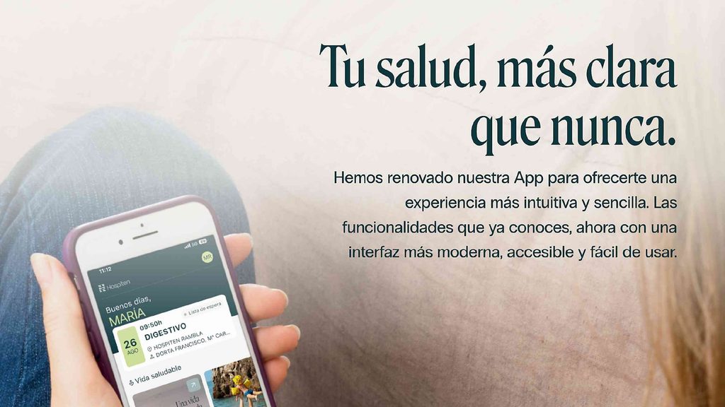 Hospiten renueva su aplicación para ofrecer a los pacientes una experiencia digital más ágil, intuitiva y segura Hospiten renueva su aplicación para ofrecer a los pacientes una experiencia digital más ágil, intuitiva y segura